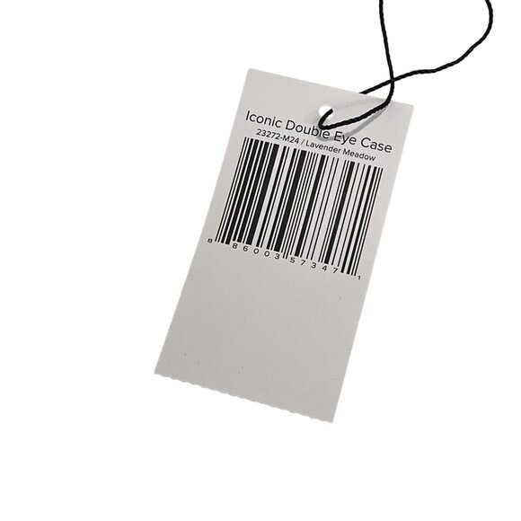 NWT Vera Bradley Iconic Double Eye Case Lavender Meadow Floral Pattern Cotton - Picture 5 of 5